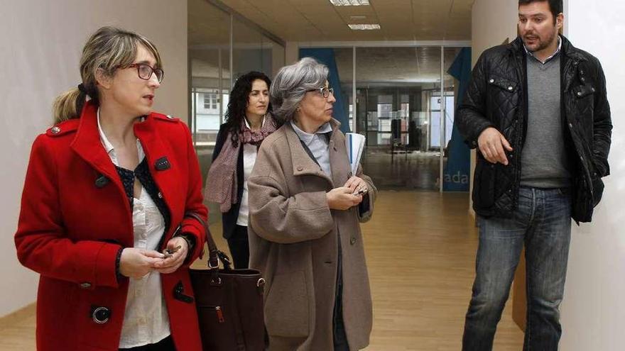 La exsecretaria xeral de Política Social visitó las dependencias del centro en 2015. // Bernabé/Alba Novoa