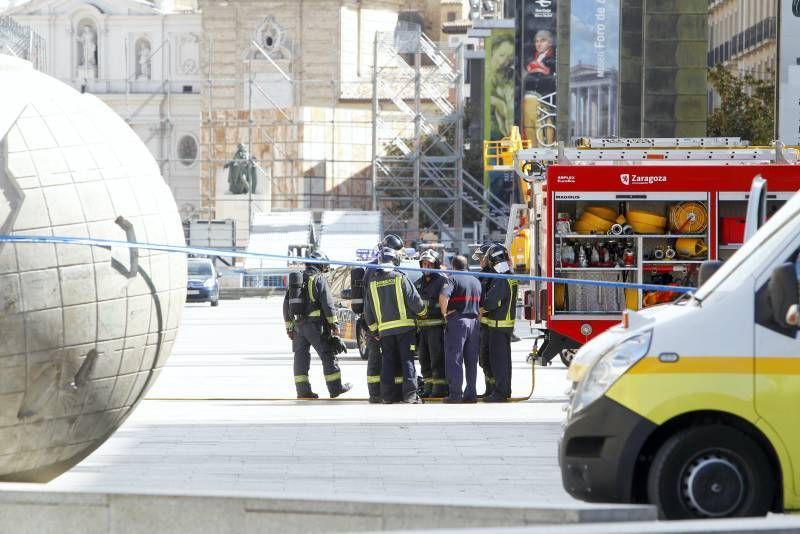 Fotogalería: Explosión en el interior de la basílica del Pilar