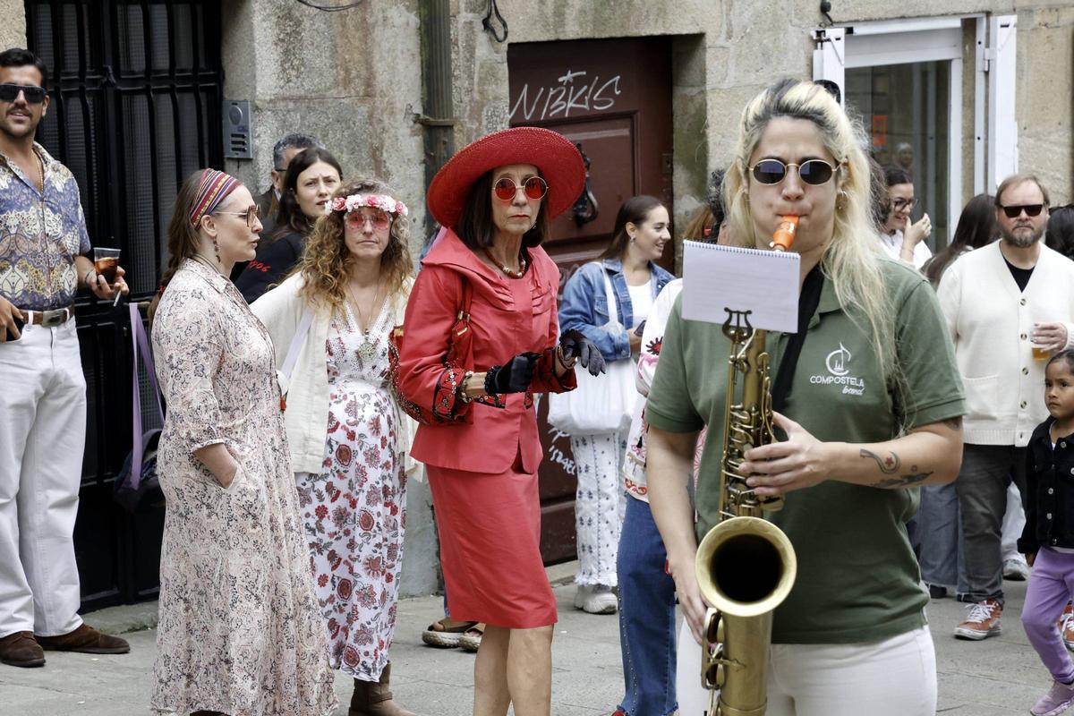 San Martiño Pinario revive el Santiago de 1976 con '50 anos aló': "Esta festa creceu moito"