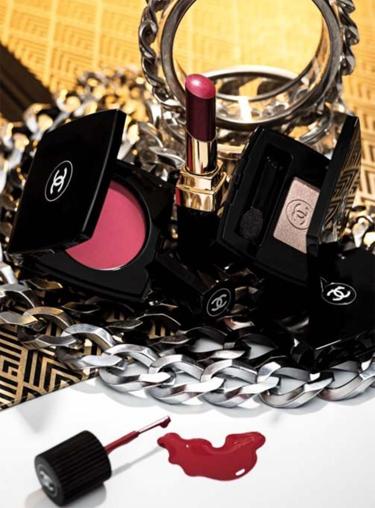 Chanel, maquillaje, look, paleta, dorados, caquis, sombras, tonos, bronce, piel