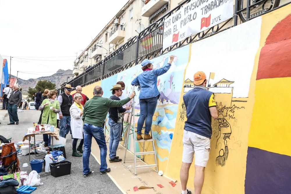 Murales de San Isidro en Orihuela