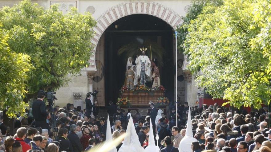 El Huerto, en una foto de archivo del Domingo de Ramos.