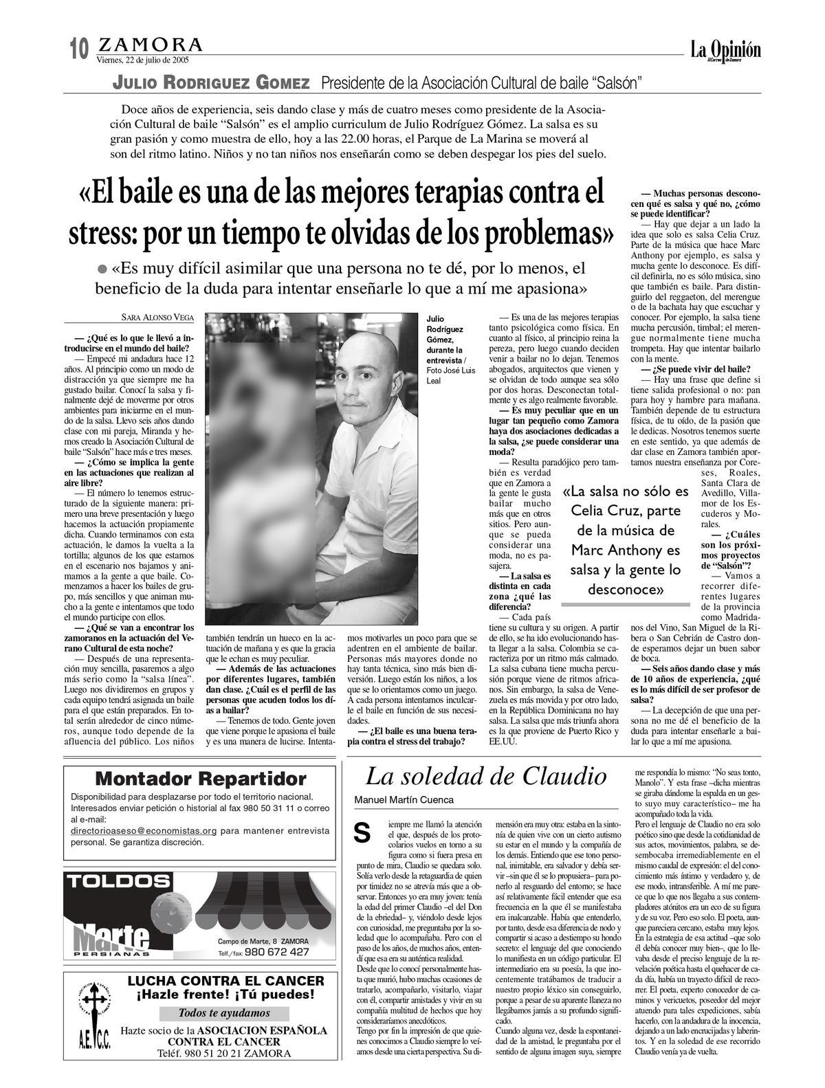 Entrevista a Julio, fallecido en el descarrilamiento de Córdoba.