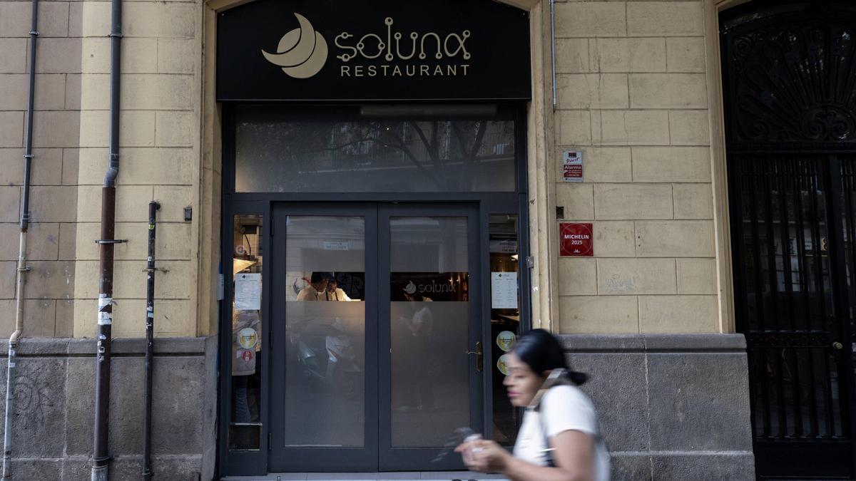 La entrada del restaurante Soluna.