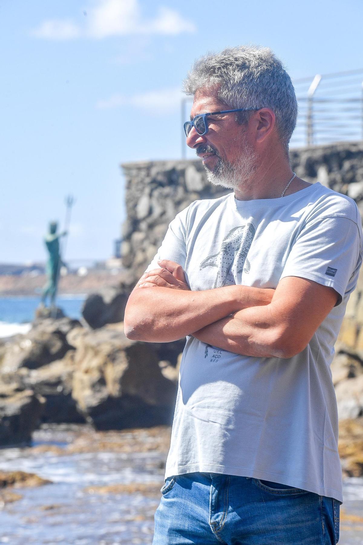Gregorio Louzara, en Melenara