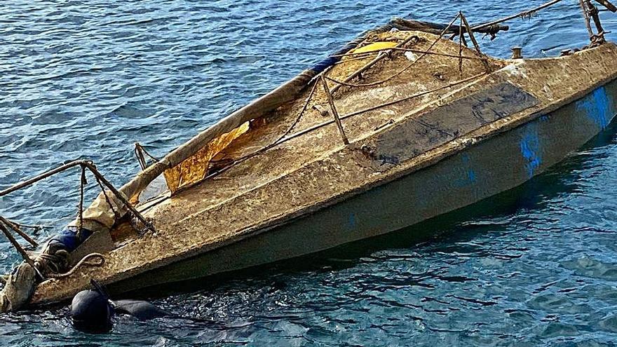 Se han extraído tres embarcaciones del fondo marino. 