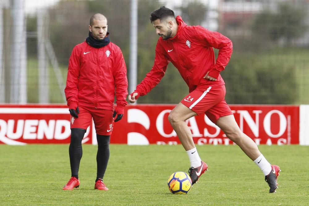 Entrenamiento del Sporting