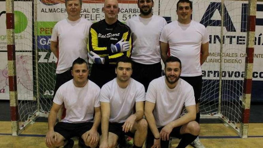 Formación del Chámalle X de la Liga Futsal Montefaro Electricidade.