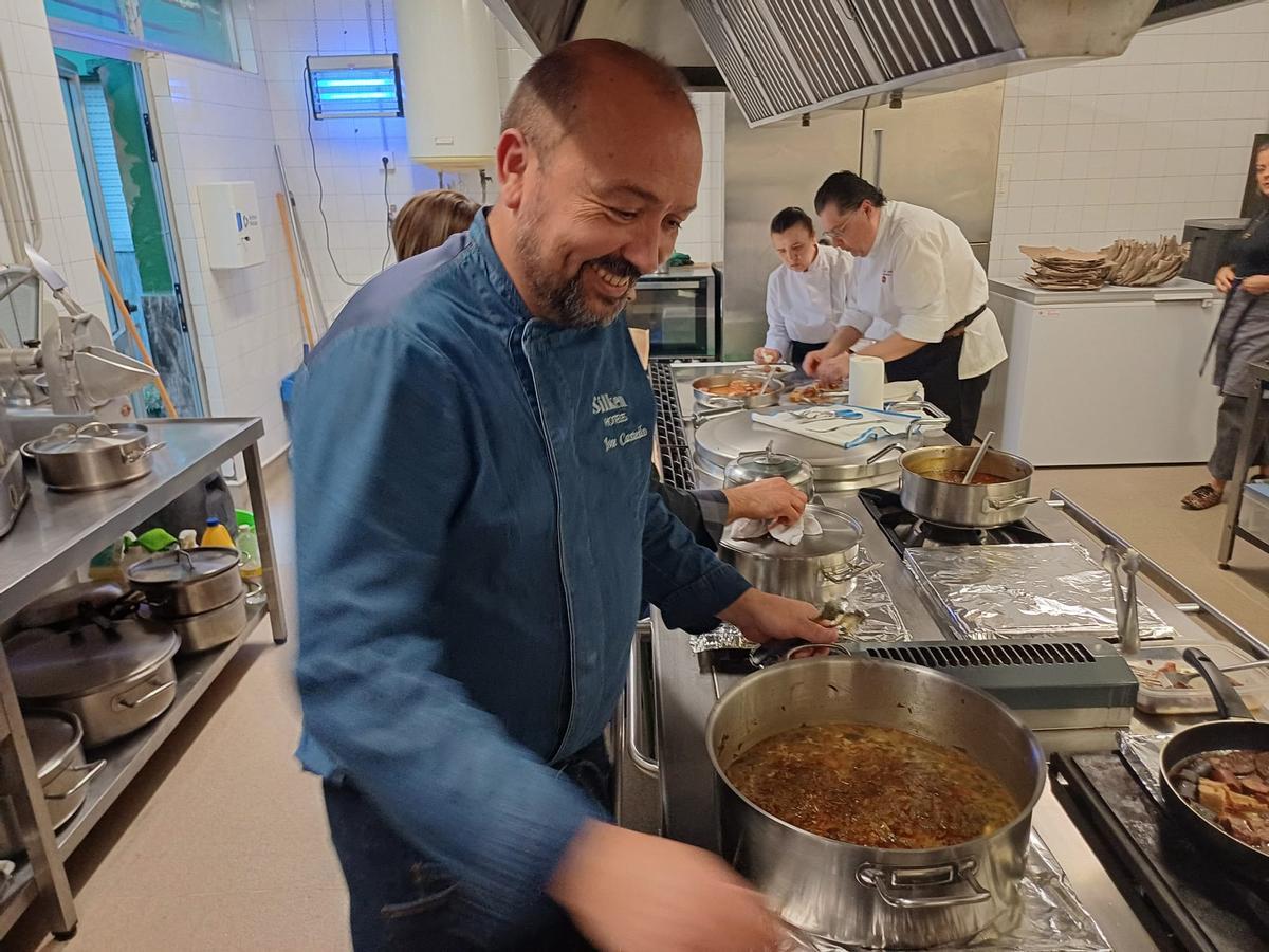 El turonés Jose Castedo, cocinero del hotel Silken