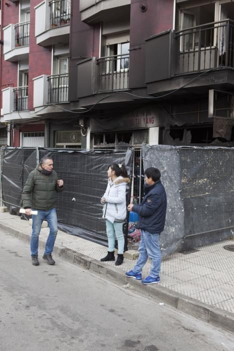 Investigación del incendio de Sotrondio