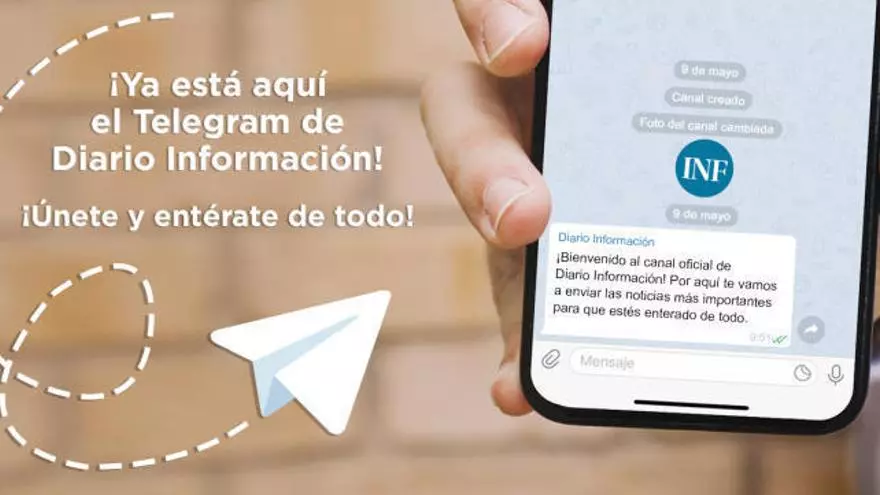 Únete al canal de Telegram de INFORMACIÓN en tres pasos