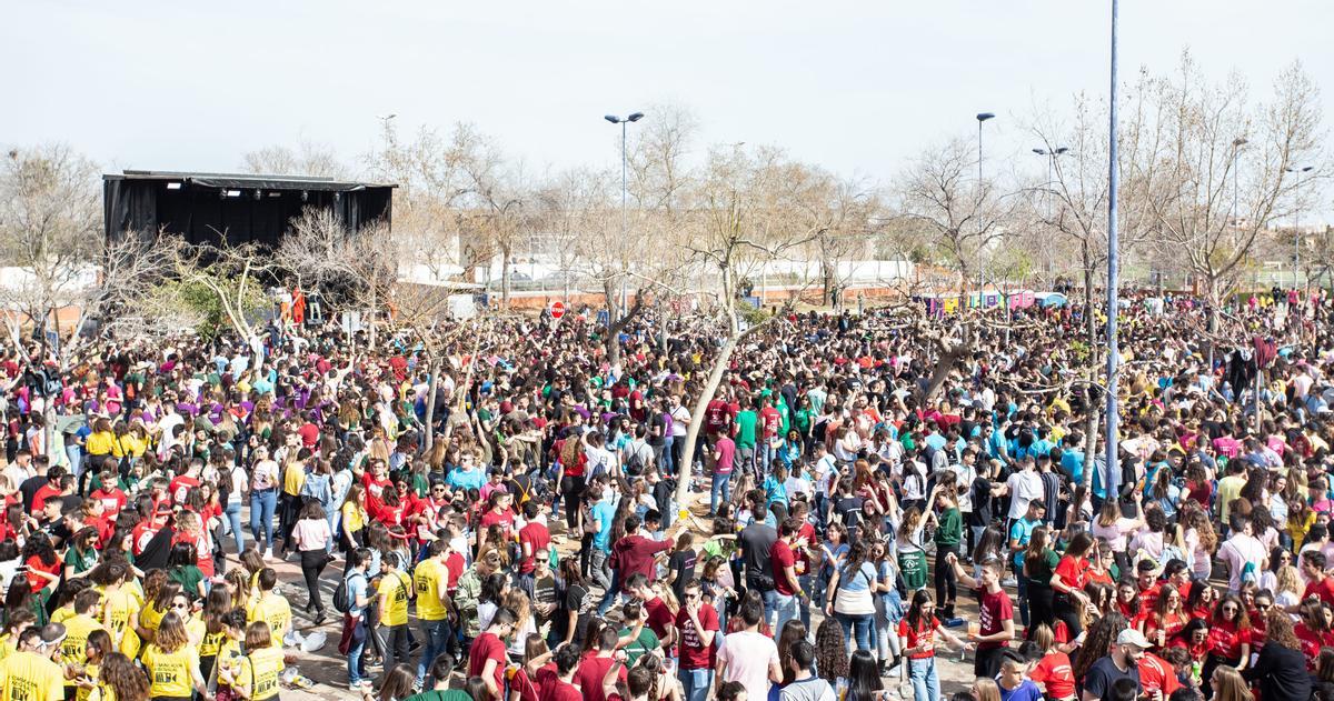 UNIVERSITAT JAUME I. FIESTA PAELLAS UJI. AMBIENTE