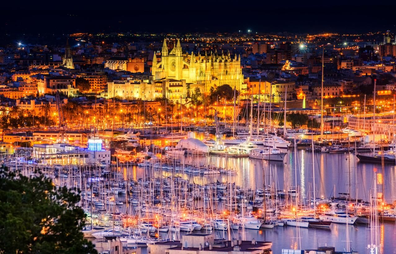 Noche en Palma de Mallorca