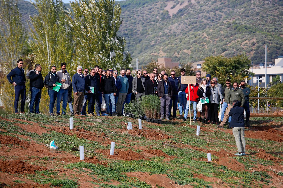 La empresa Fertinyect planta 100 nuevos árboles en el Parque del Flamenco