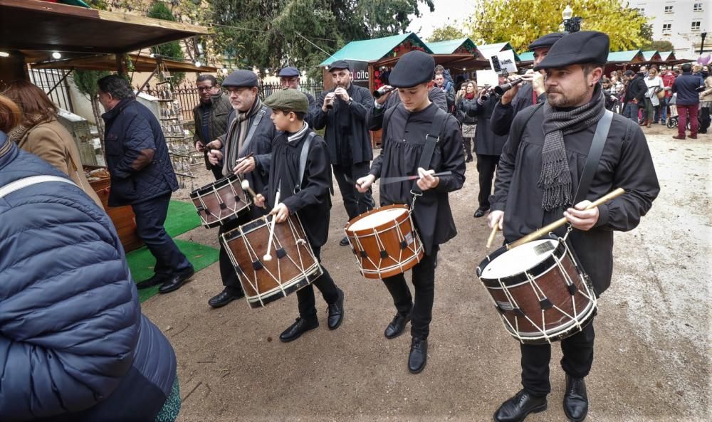 Imágenes del Mercat de Nadal de Alcoy.