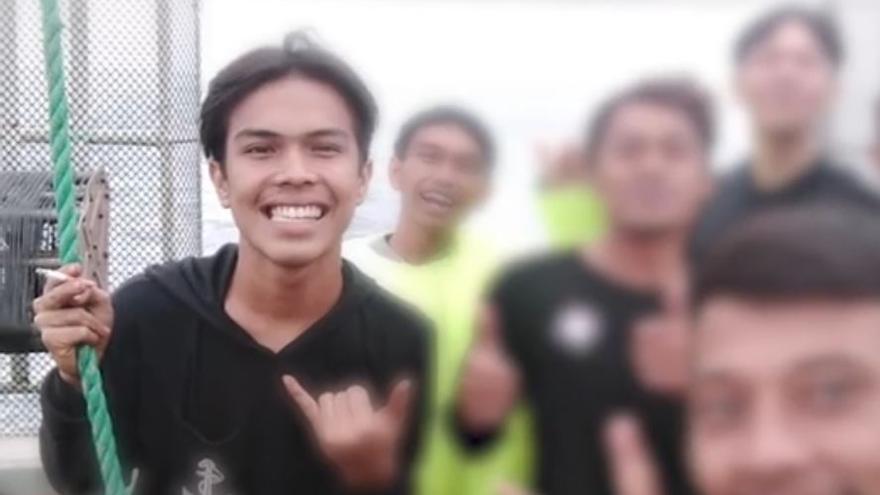 Daniel Aritonang, marinero fallecido a bordo del potero chino «Zhen Fa 7». / The Outlaw Ocean Project