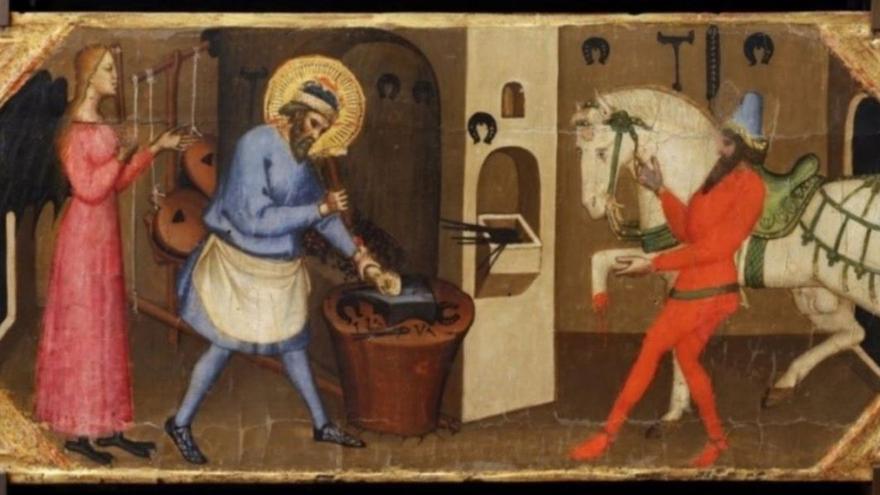 Jesucristo, el ferreru y el milagro de la pata cortada