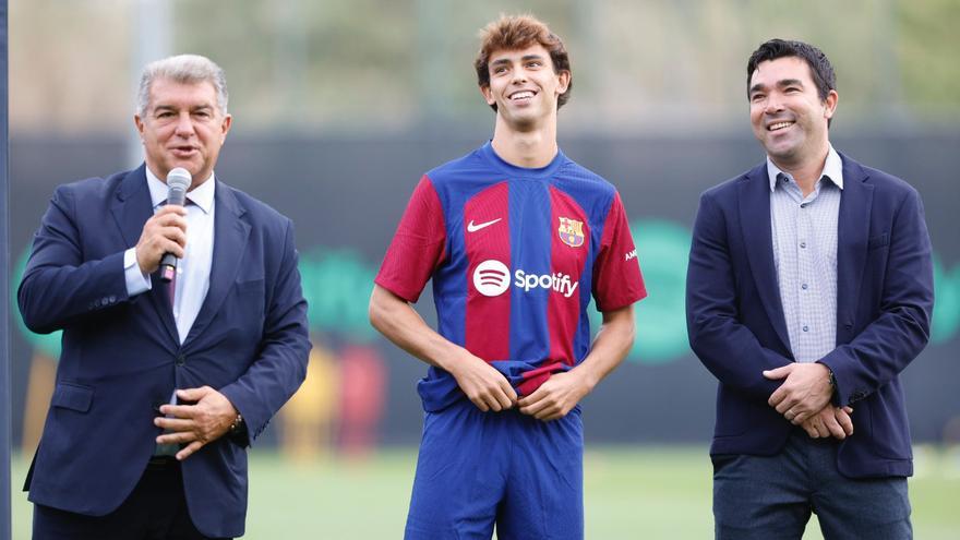 La presentación de Joao Felix como nuevo jugador del FC Barcelona
