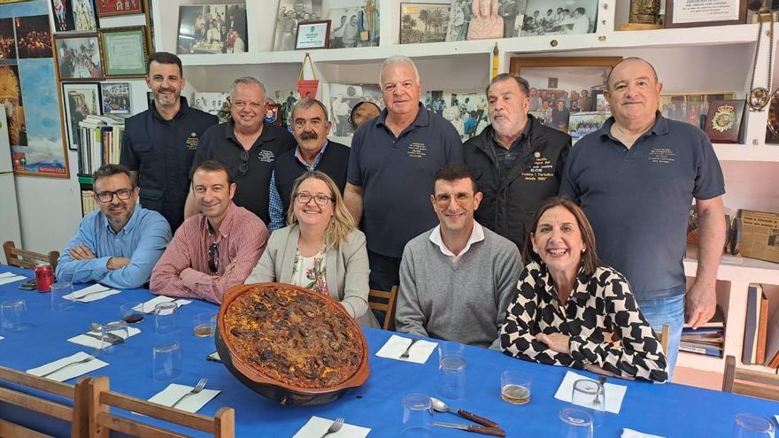 Encuentro de Aigües d&#039;Elx con los Amigos del Arroz con Costra de Elche