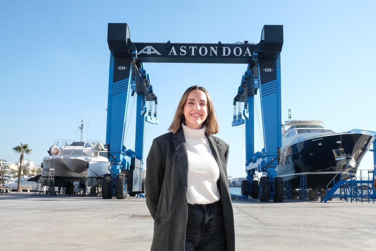 Ione Astondoa, directora de operaciones de los astilleros.