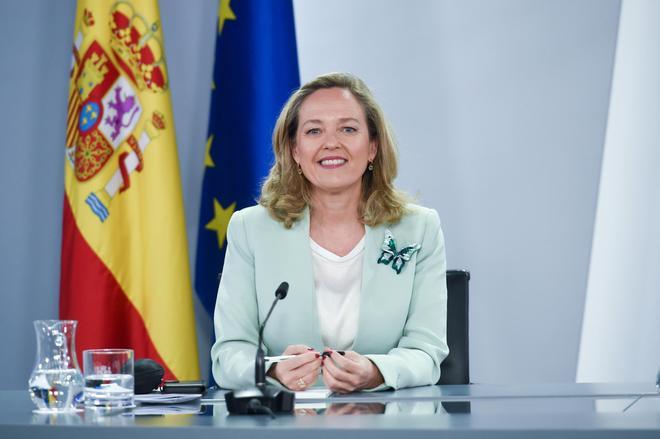 La vicepresidenta primera y ministra de Asuntos Económicos, Nadia Calviño, en una imagen de archivo. La vicepresidenta primera y ministra de Asuntos Económicos, Nadia Calviño, en una imagen de archivo.