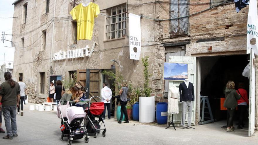 Un dels carrers del Rec d&#039;Igualada.