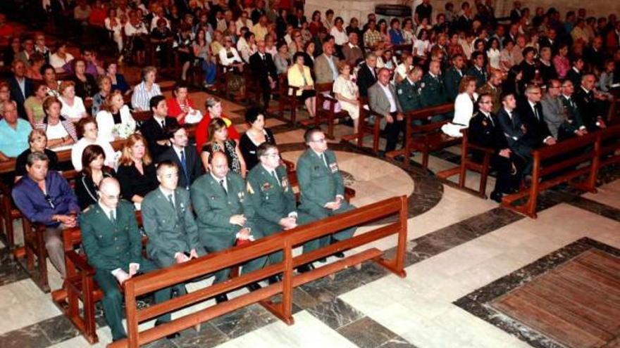 La Guardia Civil celebró una misa en la basílica.