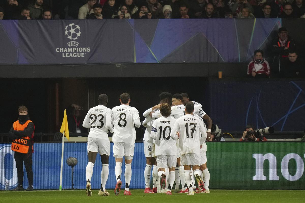 Gol del Real Madrid contra el Brest.