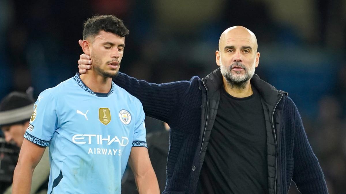 Pep Guardiola arropa a Matheus Nunes tras el Manchester City-Manchester United