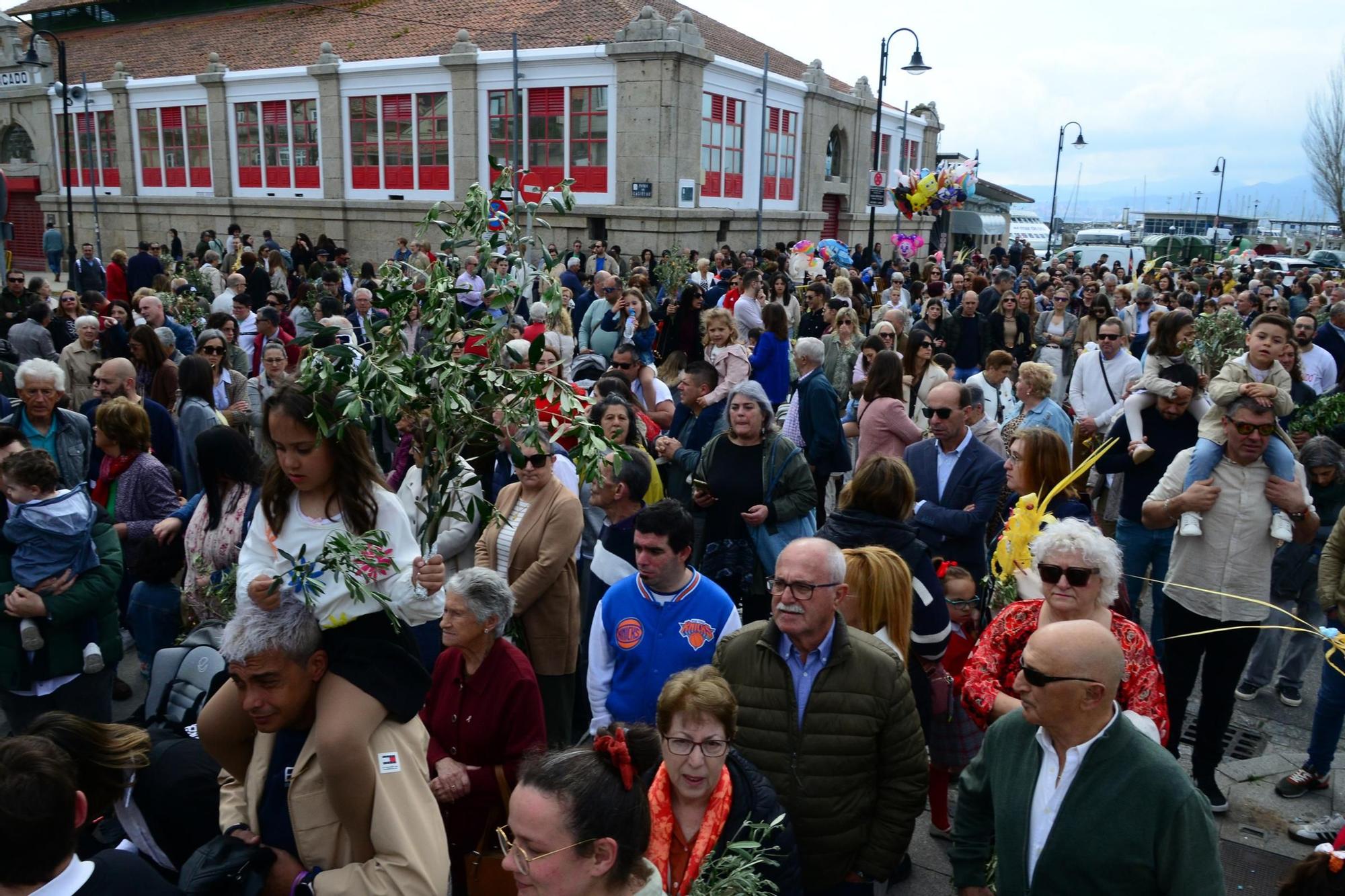 El Domingo de Ramos en O Morrazo. La procesión de La Borriquilla en Cangas