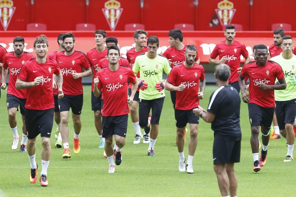 Entrenamiento del Sporting