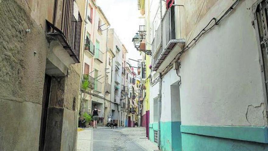 Una calle del Casco Antiguo de Xixona.