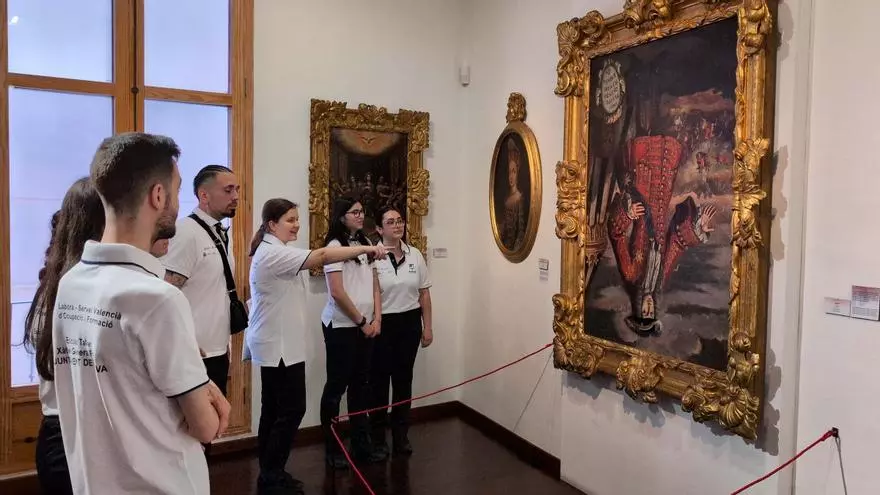 El Museu de Belles Arts registra un aumento de visitantes para ver el cuadro de Felipe V cabeza abajo