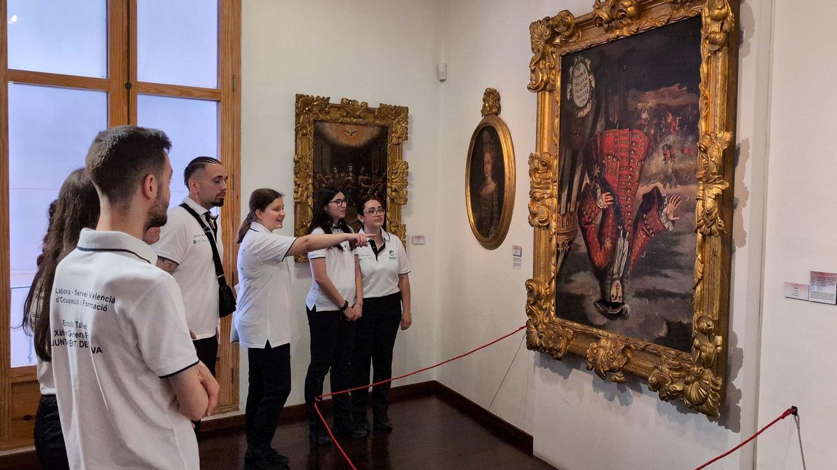 El Museu de Belles Arts registra un aumento de visitantes para ver el cuadro de Felipe V cabeza abajo