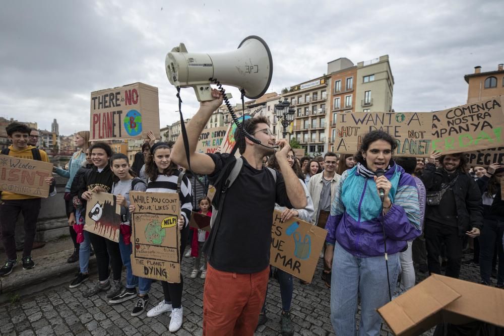 Un dia de lluita contra el canvi climàtic a Girona