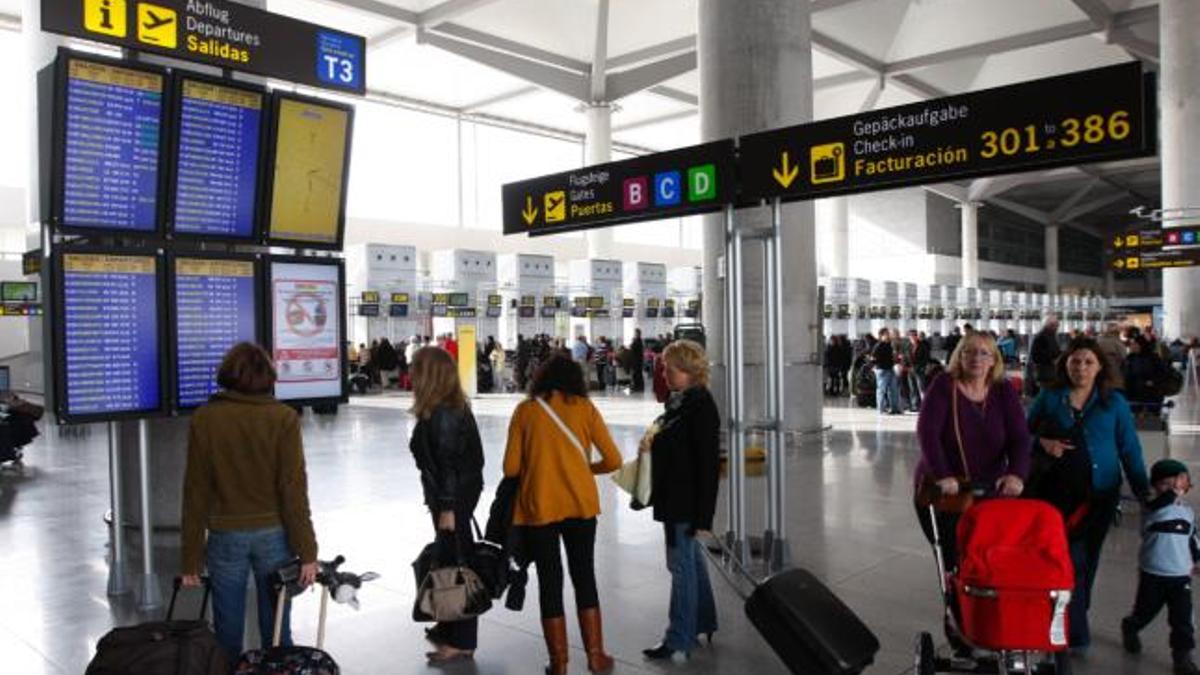 El aeropuerto de Málaga, en una imagen de archivo.