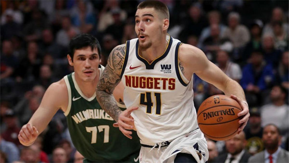 Juancho Hernangómez lidera a los Nuggets con 25 puntos