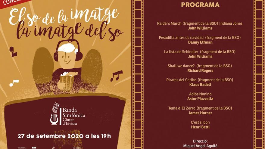 Concierto de bandas sonoras  a cargo de la Banda Sinfónica Ciutat d&#039;Eivissa