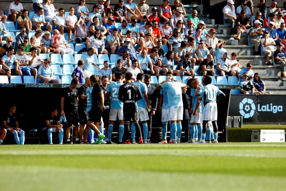 Las mejores fotografías del primer partido de Liga que midió a celestes y a pericos en Balaídos.