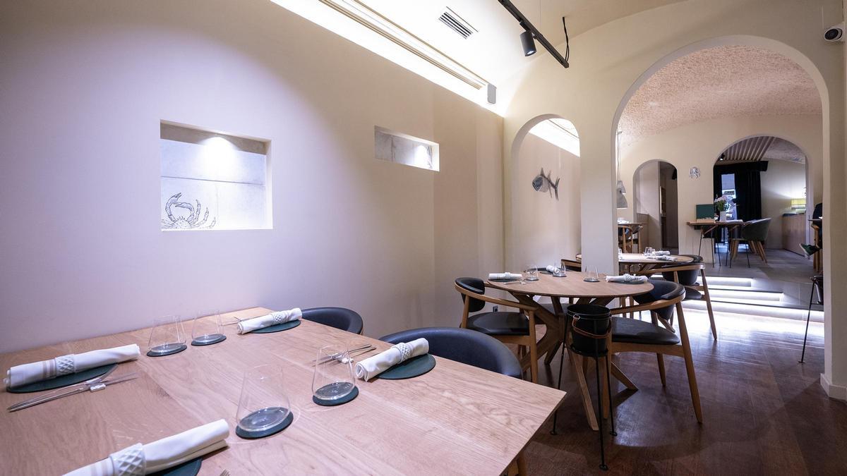 El comedor renovado del restaurante Besta.