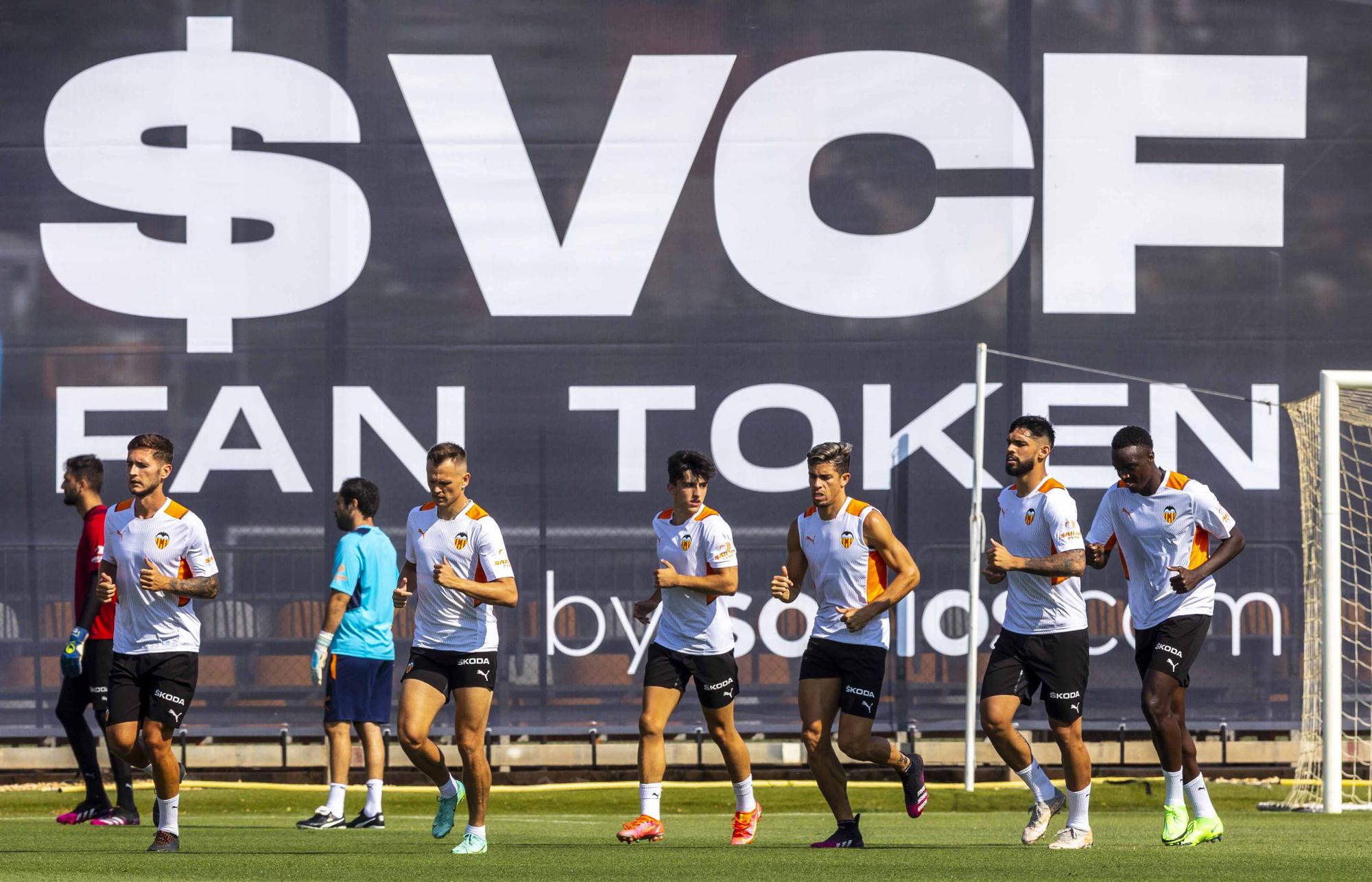 La semana de entrenamientos del Valencia CF