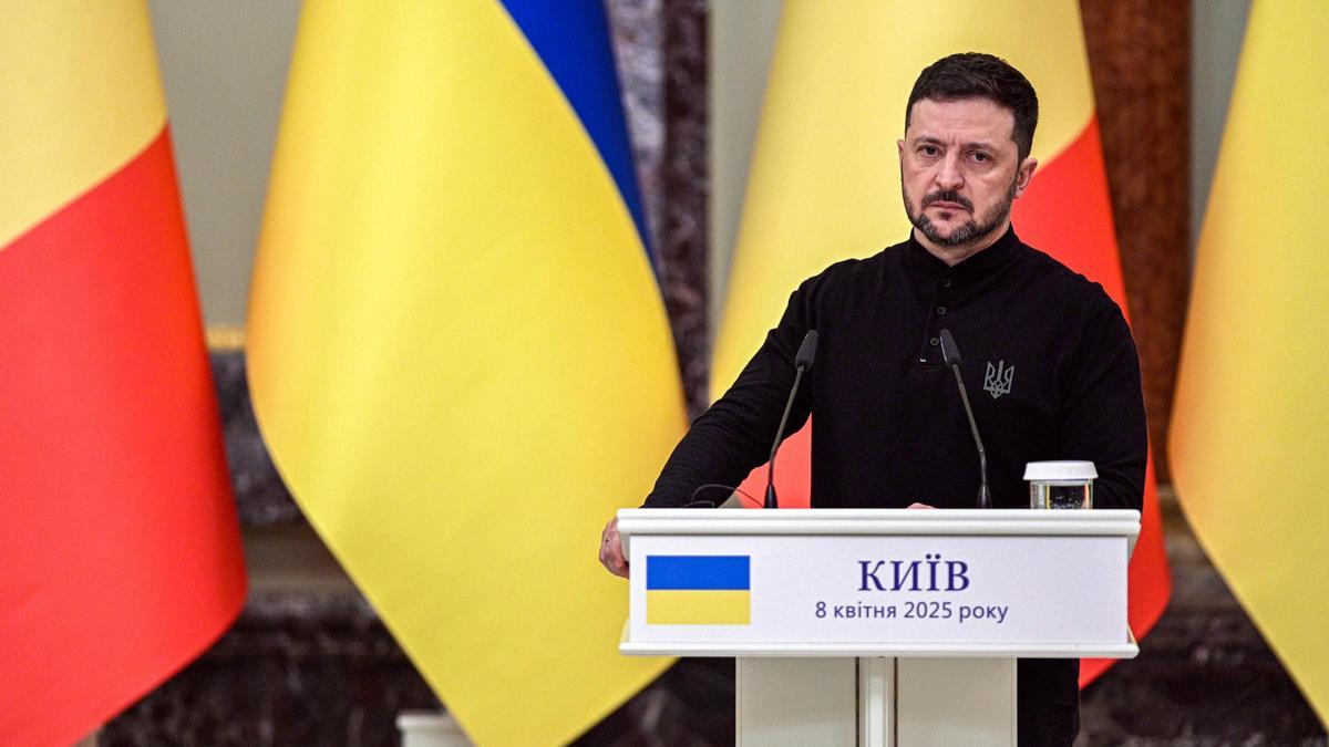 El presidente de Ucrania, Volodimir Zelenski