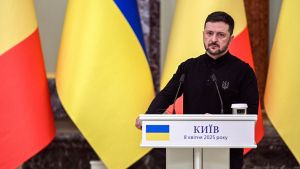 El presidente de Ucrania, Volodimir Zelenski