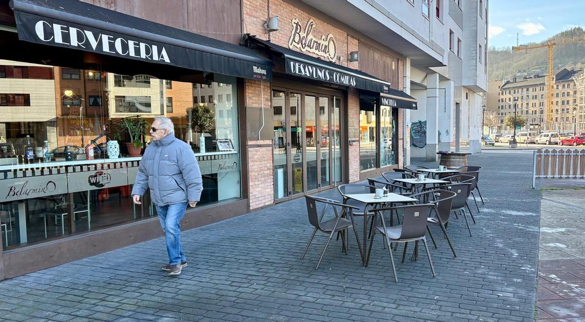 Terraza de un local de hostelería en Langreo Centro