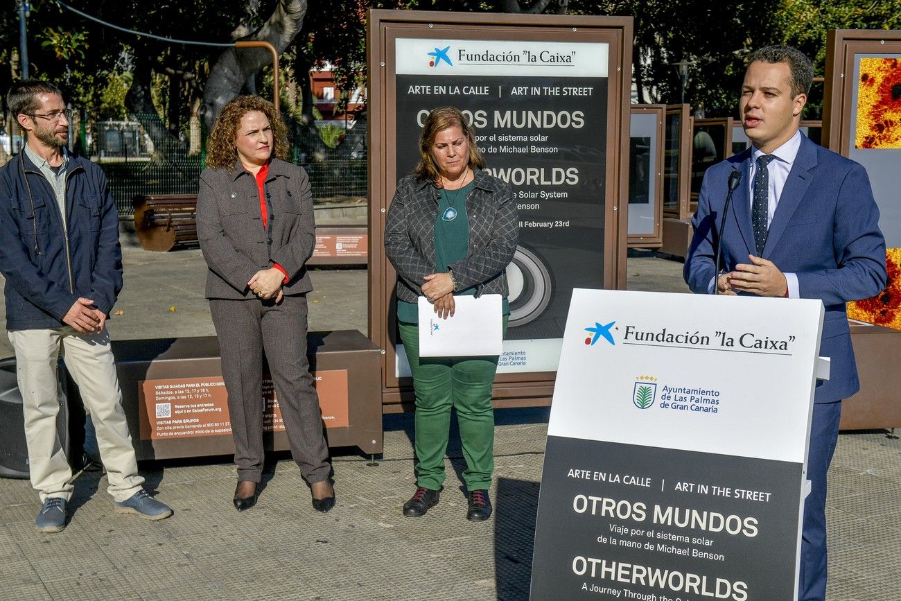 El Parque de San Telmo de Las Palmas de Gran Canaria acoge la exposición 'Otros Mundos', compuesta de 40 imágenes.