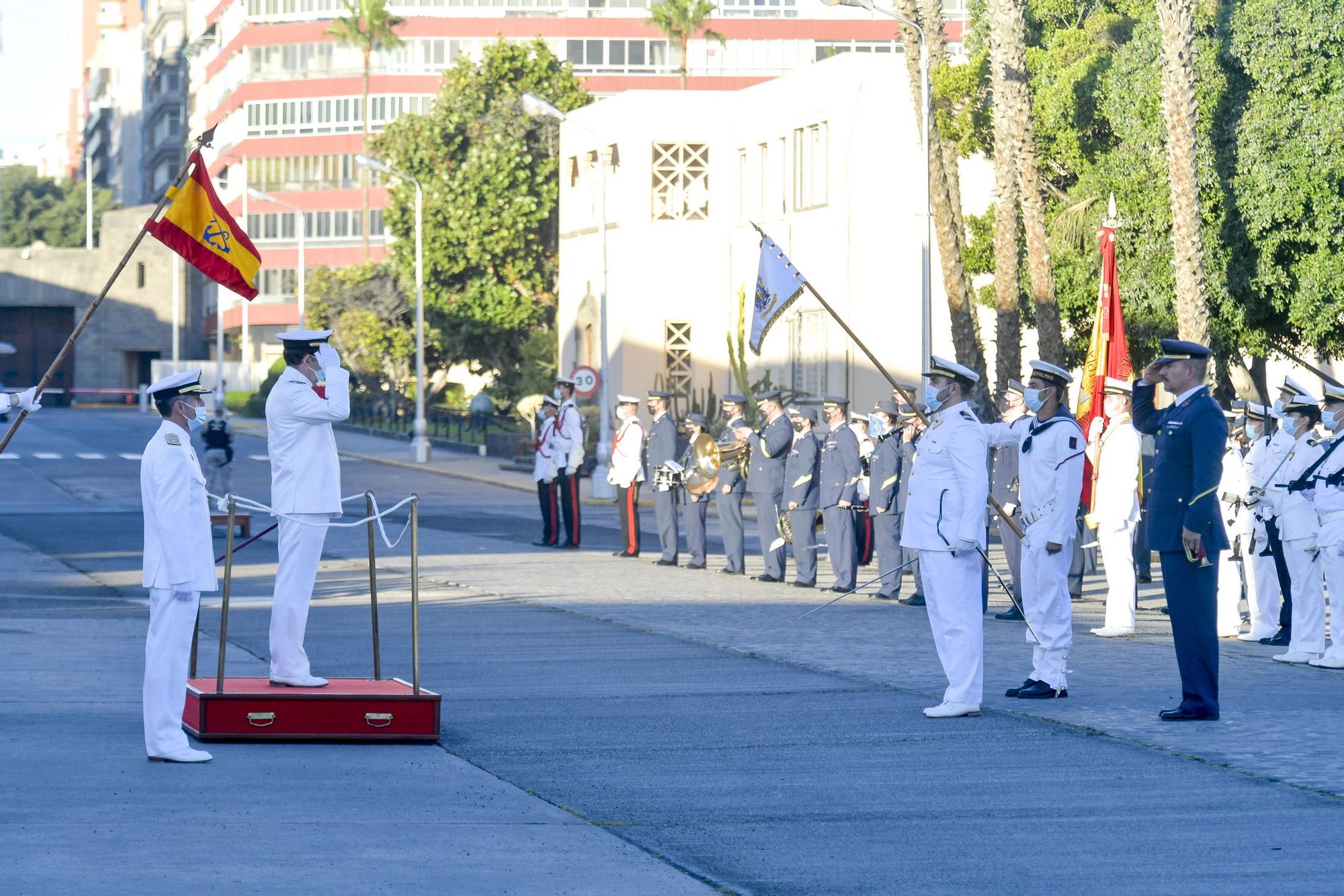 Visita del jefe del Estado Mayor de la Armada a Las Palmas de Gran Canaria