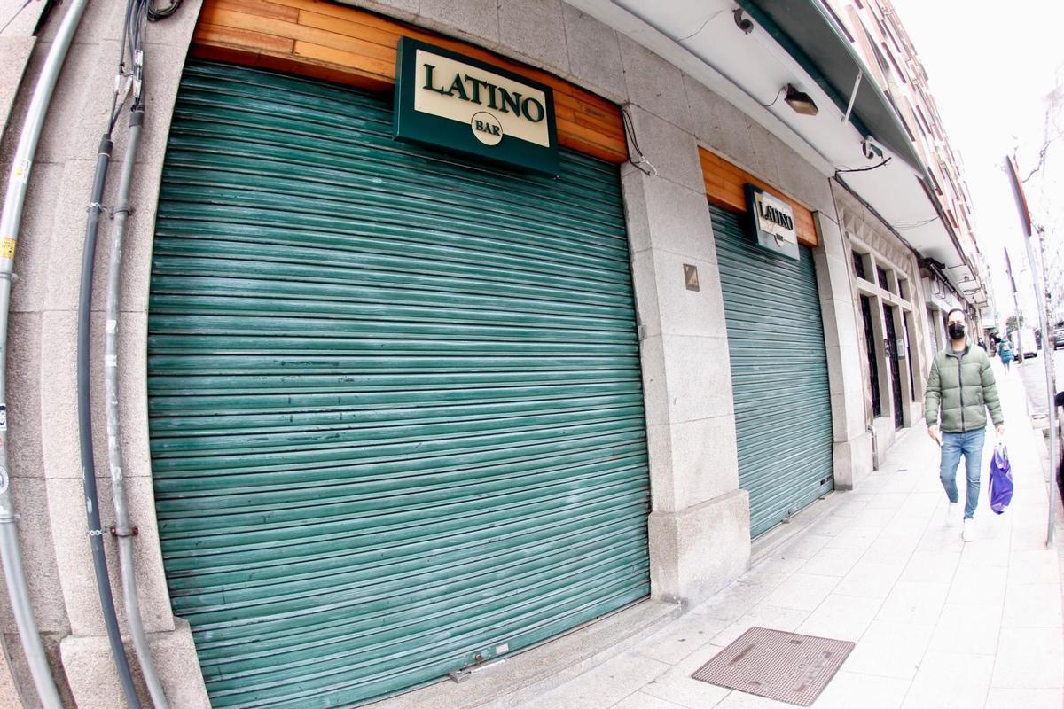 El bar Latino, en 2022 cuando cerró para siempre.