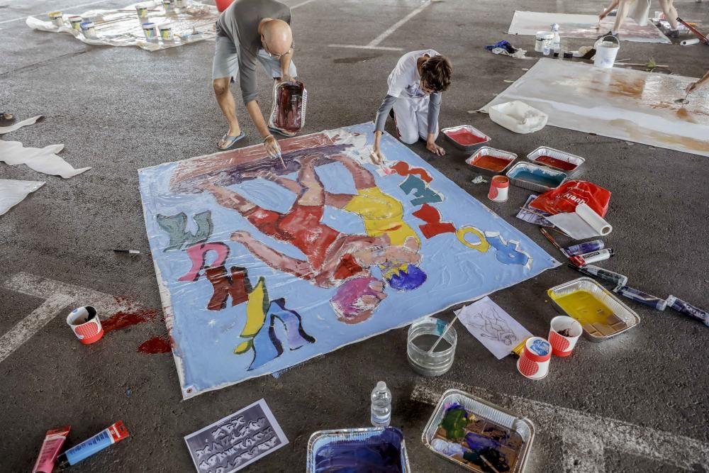 Sa Graduada acoge a un conglomerado  de artistas que pintan su idea de es Vermar