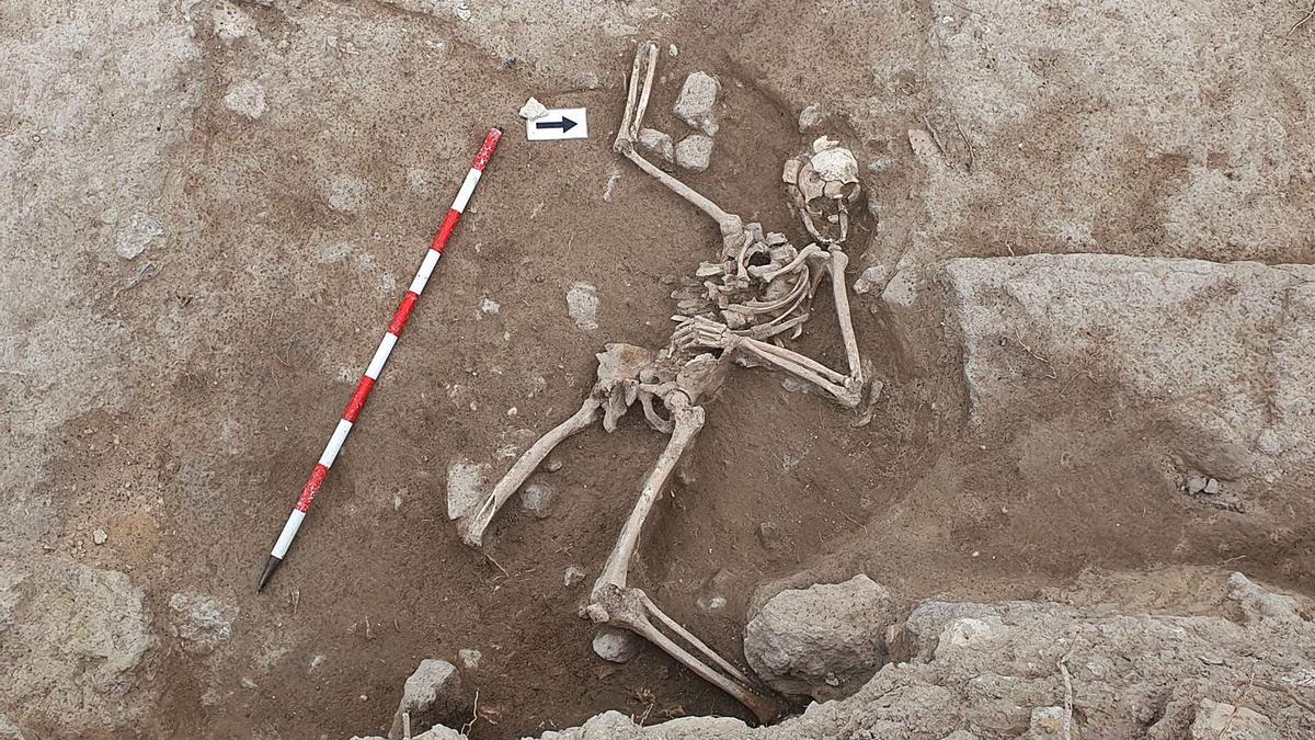Las pruebas de Carbono-14 reflejan que los restos hallados en las excavaciones corresponden a un hombre del siglo XIV.  | INFORMACIÓN