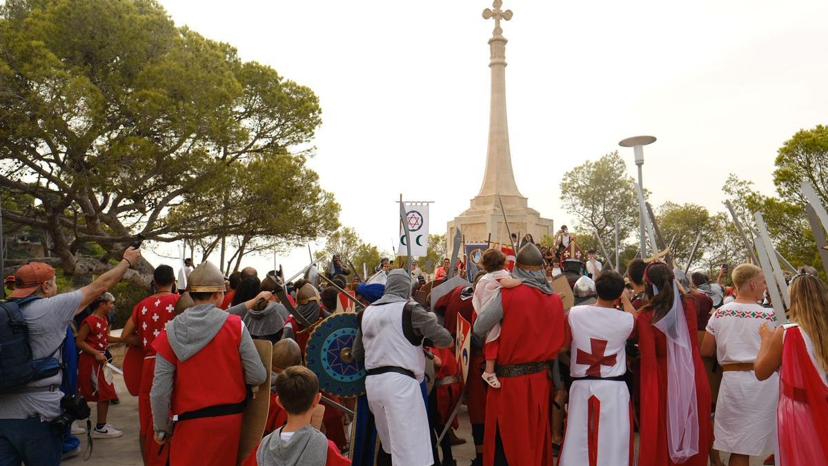Las imágenes del desembarco del Rei en Jaume en Santa Ponça